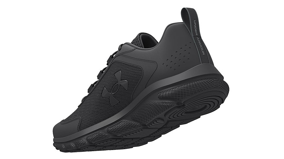 Under Armour Charged Assert 9 4E Running Shoes - Mens, Black / Black, 13, 302485700213