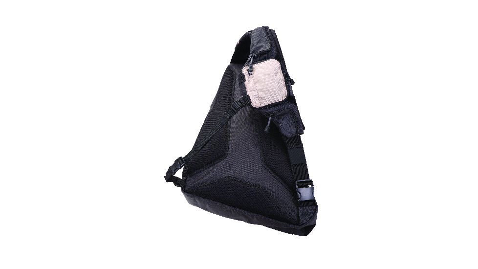 ladies black leather rucksack