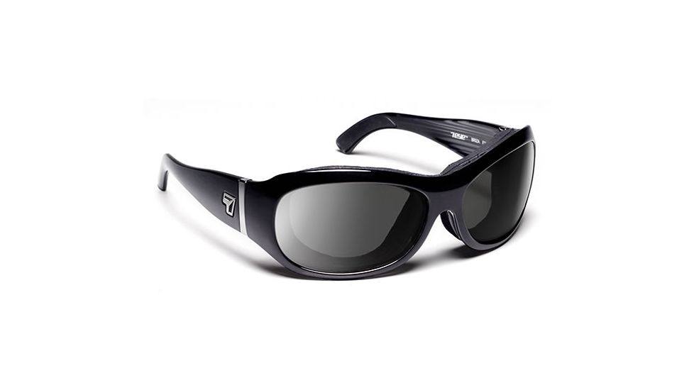 EDEMO 7 Eye Air Shield Sunglasses Briza, Sharp View Clear PC Lens, Glossy B-img-0