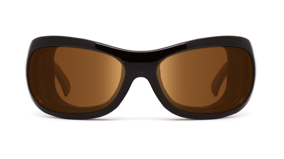 7Eye by Panoptix Womens AirShield Sedona Sunglasses, RX Ready, Ruby Fade Frame, SharpView Copper Lens, M-L 326442