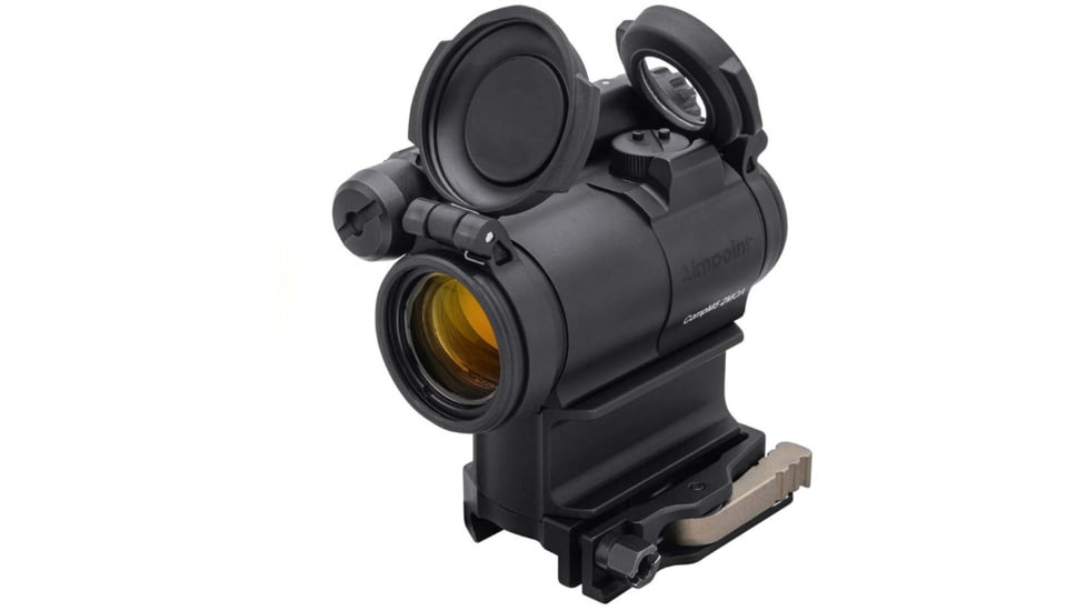 Aimpoint CompM5 Red Dot Reflex Sight, 2 MOA Dot Reticle, w/ LRP Mount &amp; Spacer, Black, Semi Matte, Anodized, 200386