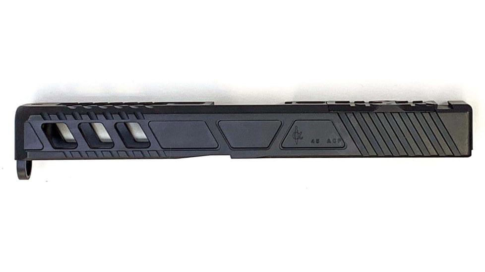 Alpha Shooting Sports Marksman V4 Slide for Gen3 for Glock G21 - DLC, Black, G21MarkV4DLC