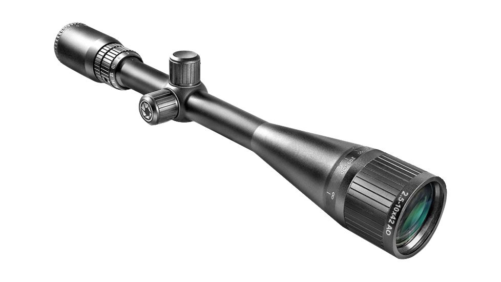 Barska 2.5-10x42 Varmint Waterproof Mil Dot Reticle Rifle Scope, Black AC11316