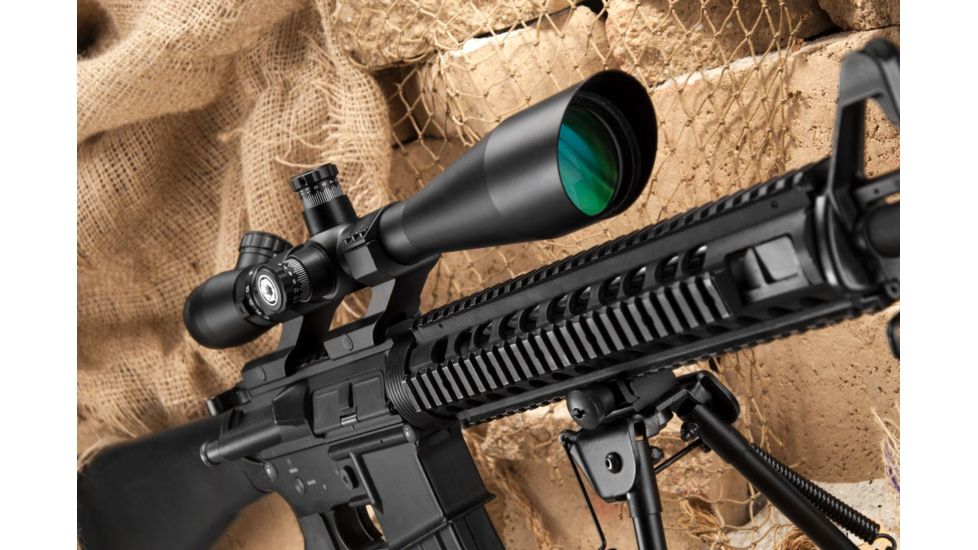 Barska 4-16x50mm Illuminated Rifle Scope, Mil-Dot Sniper Reticle - AC11670