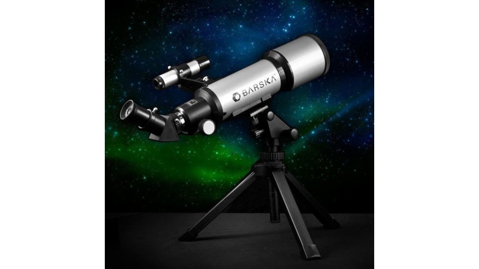 Barska 88x Compact Refractor Telescope 400mm x 70mm w/ Table Top Tripod
