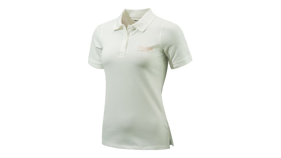 Beretta Womens Corporate Polo Shirt,White,Large MD02207207011GL