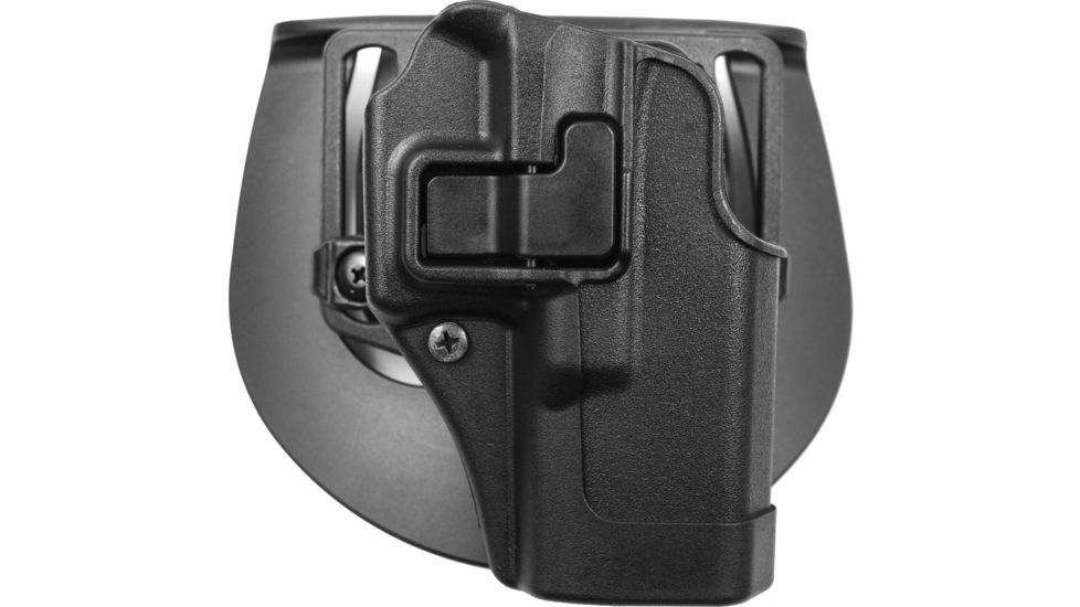BlackHawk CQC SERPA Holster w/ Belt Loop and Paddle, Right Hand, Black, For Glock 19/23/32, 410502BK-R