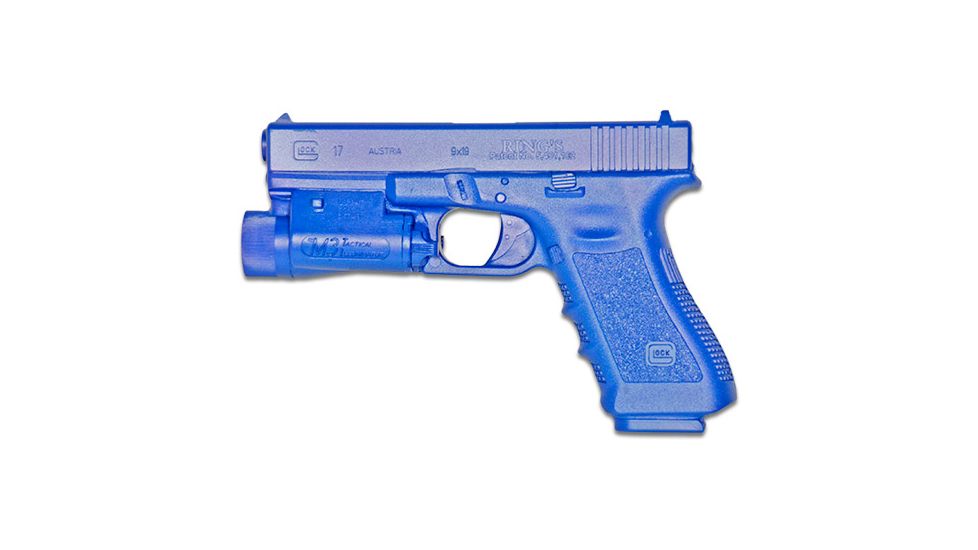 Blueguns Glock 17, Glock 22, Glock 31 Training Guns, Unweighted, M3 Tactical Light, Handgun, w/M3 Tactical Light, Blue, FSG17-M3