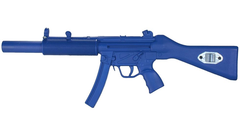 Blueguns Training Long Gun, H&amp;K MP5SD3 Closed Stock, Blue, FSMP5SD3CS
