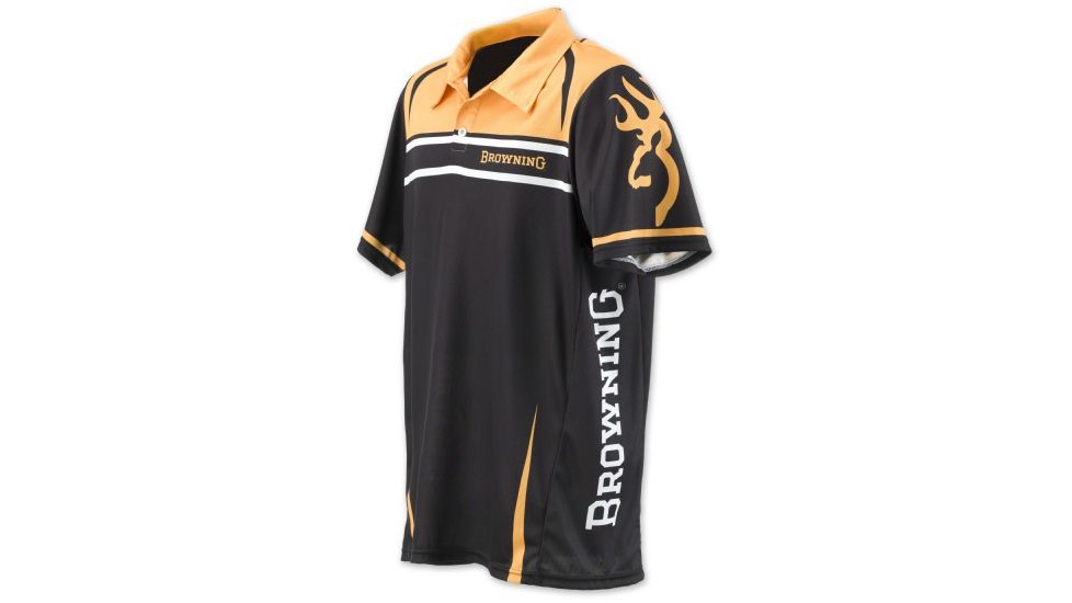 Browning Team Polo Shirt GLD/BLK M 3010527302