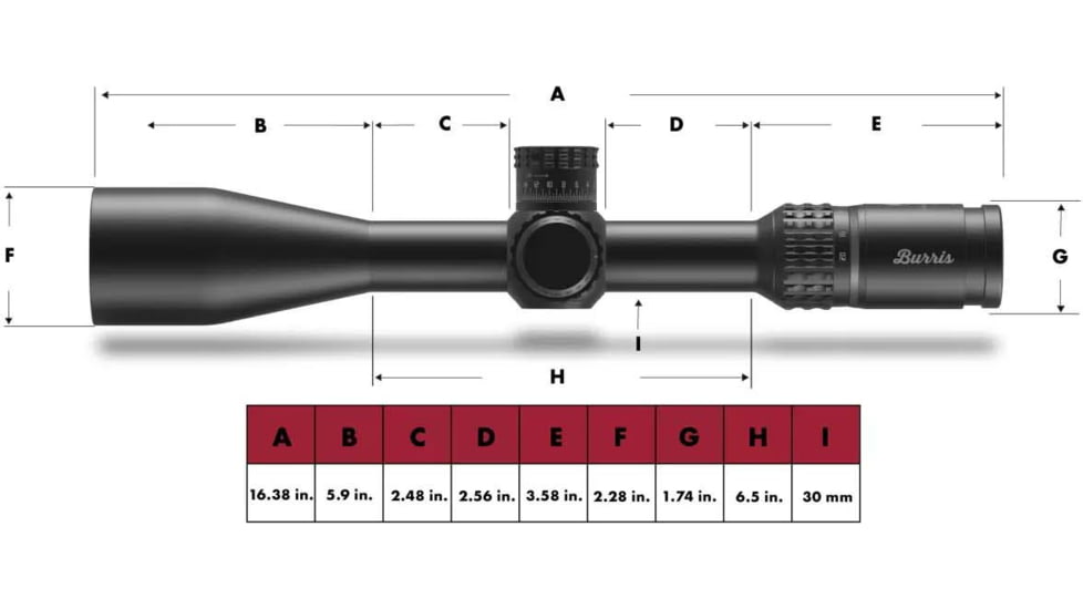 Burris Veracity PH 4-20x50mm Reticlescope, 30mm Tube, First Focal Plane, Rapid Cross MOA Reticle, Black, 200203