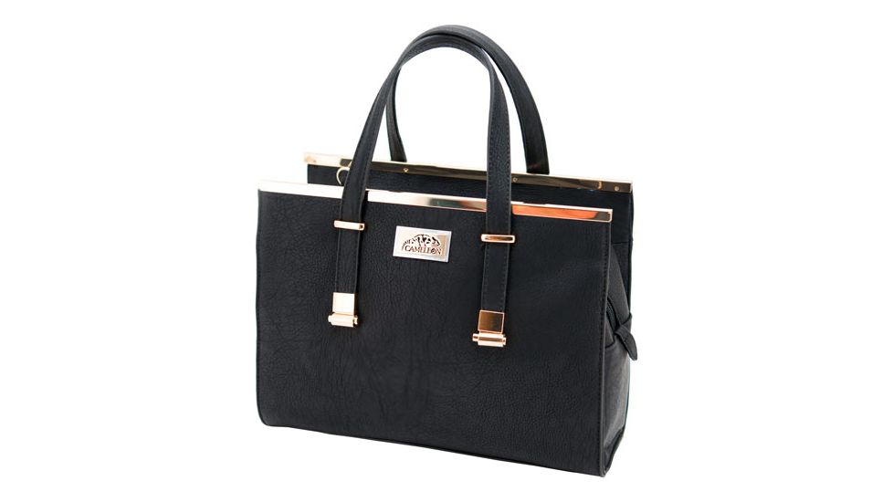 Cameleon Cora Conceal Carry Purse Structured Handbag Black