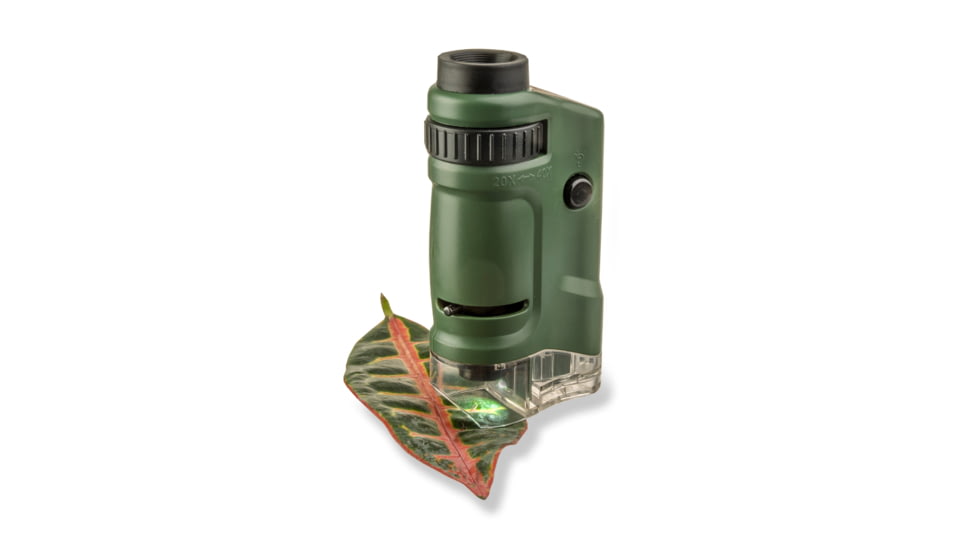 Carson MicroBrite 20x-40x Zoom Pocket Microscope LED Lighted MM-24 | 4.
