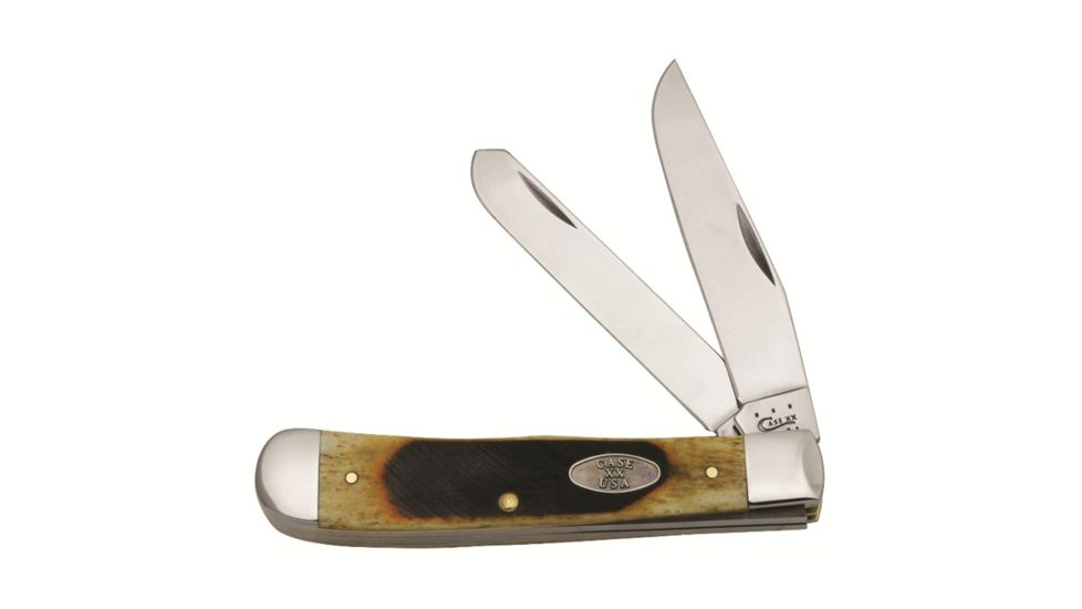 Case 6254 SS Sawcut Antique Bone Trapper Folding Knife | Free Shipping ...