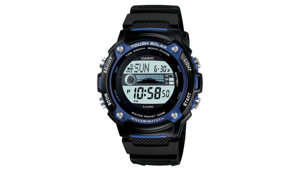 casio self charging watch