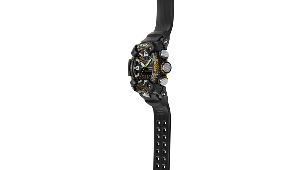 Casio Tactical G-Shock Mudmaster Ani-Digi Watch, Black/Yellow, One Size, GGB100Y-1