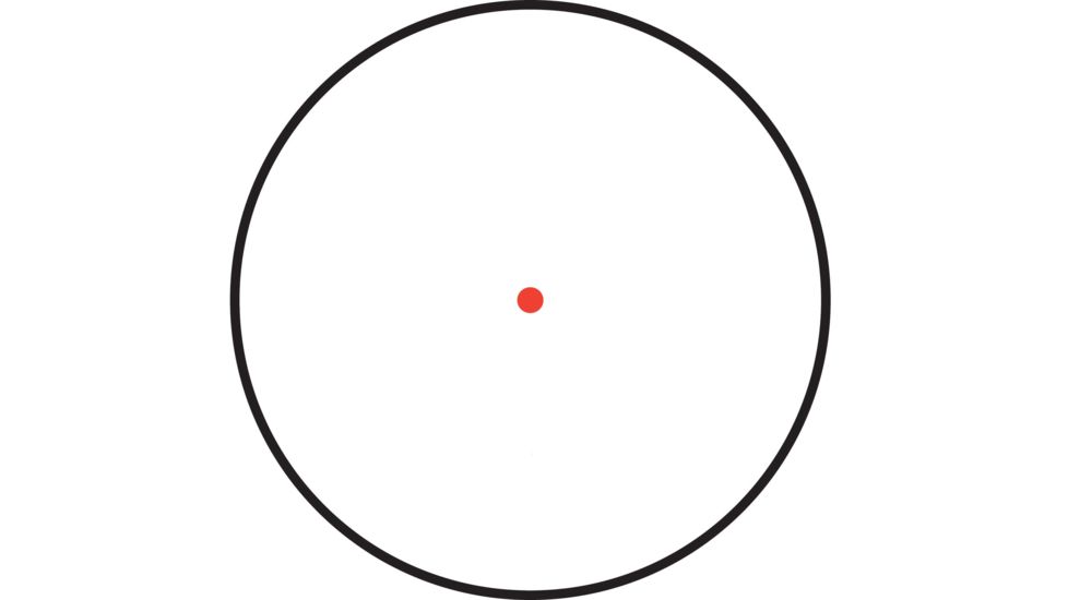 Aimpoint Micro H-2 Red Dot Reflex Sight, 2 MOA Dot Reticle, Black, Semi Matte, Anodized, 200186