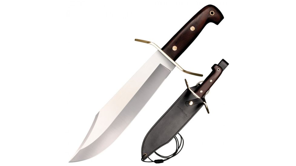 Cold Steel Wild West Bowie, 10 3/4in Blade Length, 1090 Carbon Steel Knife, CS-81B