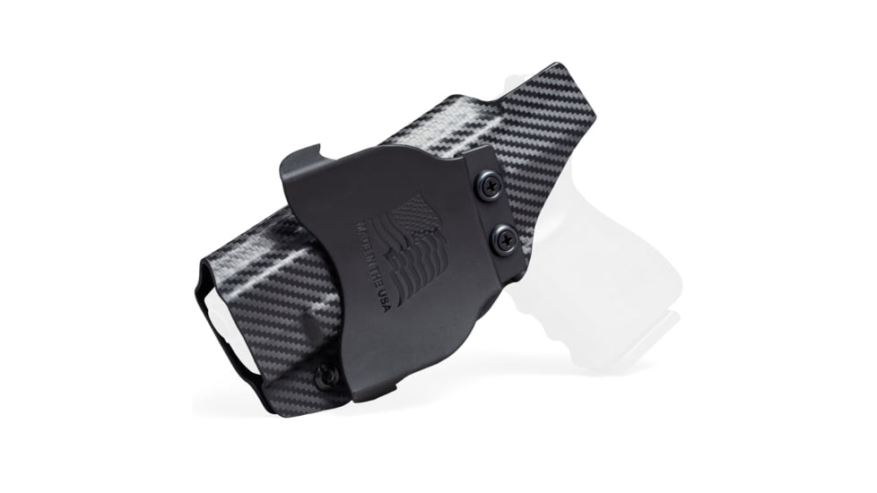 Rounded OWB KYDEX Paddle Holster, SCCY CPX-1/CPX-2, Right Hand, Black, SCY-CPX12-BK-RH-OWBPDL