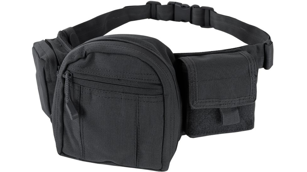 Condor Fanny Pack Waist Bag, Black, 143-002