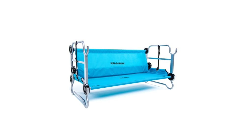 Disc-O-Bed Kid-O-Bunk with 2 Side Organizers, Teal Blue, Childs, 30105BO