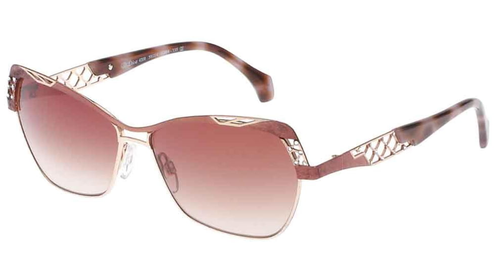 Diva 4208 Sunglasses - Womens, Brown/Rose Gold, 58/14/135, DI420858956
