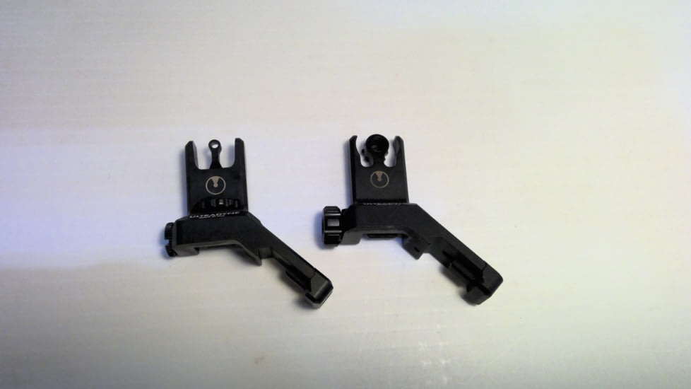 EDEMO Ultradyne C2 Folding Front and Rear Offset Sight Combo - Aperture, UD-img-0