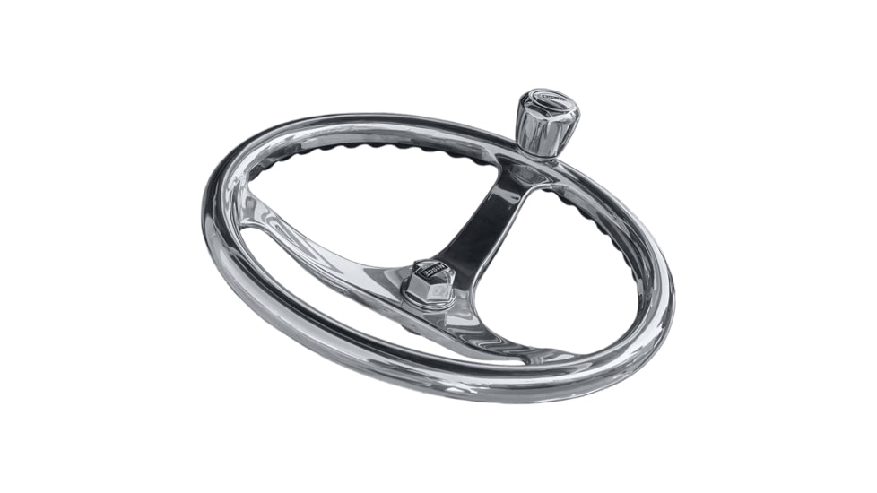 Edson Marine 14.5" SS ComfortGrip Powerwheel Steering Wheel w/PowerKnob