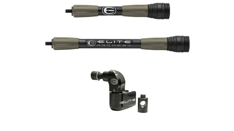 Elite Archery Elite Carbon Stabilizer Kit, Mountain Tan, 8/11in, SR-KT-00007