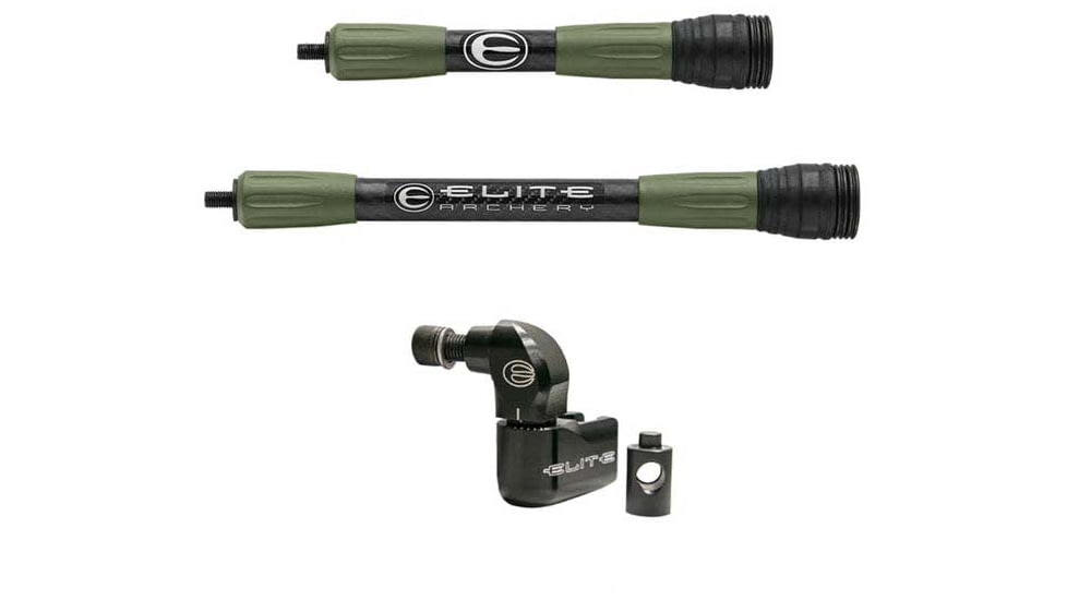Elite Archery Elite Carbon Stabilizer Kit, OD Green, 8/11in, SR-KT-00005