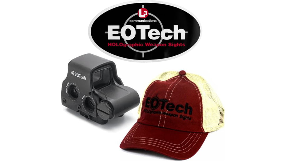 EOTech XPS 2 Red Dot Sight  w/ Eotech Trucker Hat and Eotech Sticker 
