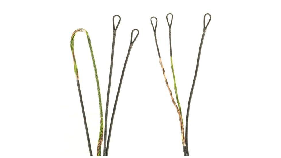 First String Premium String Kit, Green/Brown Hoyt Spyder30 2Cam 5228-02-0300142