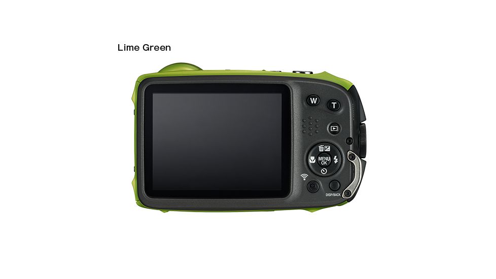 Fujifilm FinePix XP130 Underwater Digital Camera, 16.4 MP, 1080p Full HD Video, w/Optical Image Stabilization, Lime, 600019825