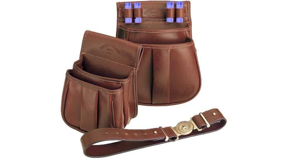 Galco 50 Ct Sporting Clays Shell Pouch Leather Chestnut SL1044CN | 5 ...