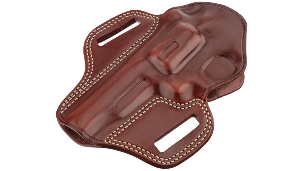 Galco Combat Master Concealment Holster - Left Hand, Tan, S&amp;W K Fr 4 in., Ruger 4 in. and Taurus 4 in. CM115
