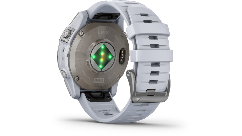 Garmin Epix Pro Gen 2 - Sapphire Edition Watches, 47mm, Titanium w/ Whitestone Band, 010-02803-20