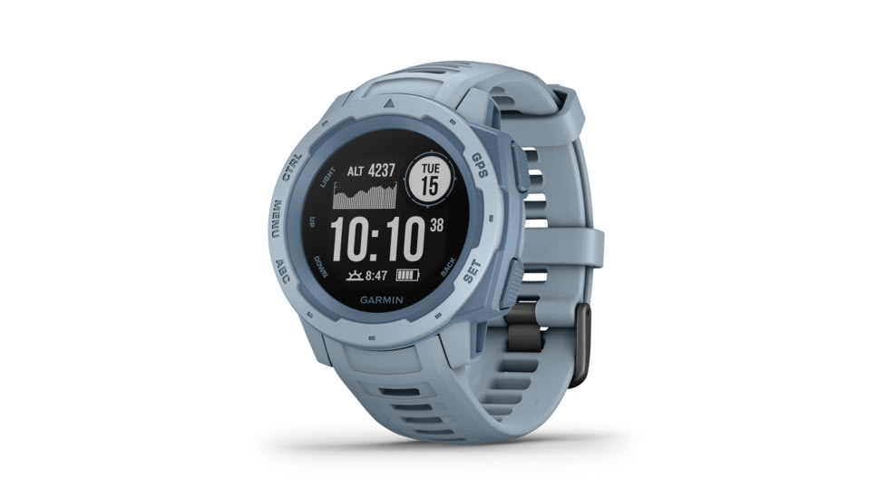 Garmin Instinct Tactical GPS Watch, Sea Foam, 010-02064-05