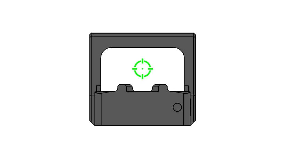 Gideon Optics Rock Reflex Sights, 3 MOA Green Dot Reticle, Black, RK10GN