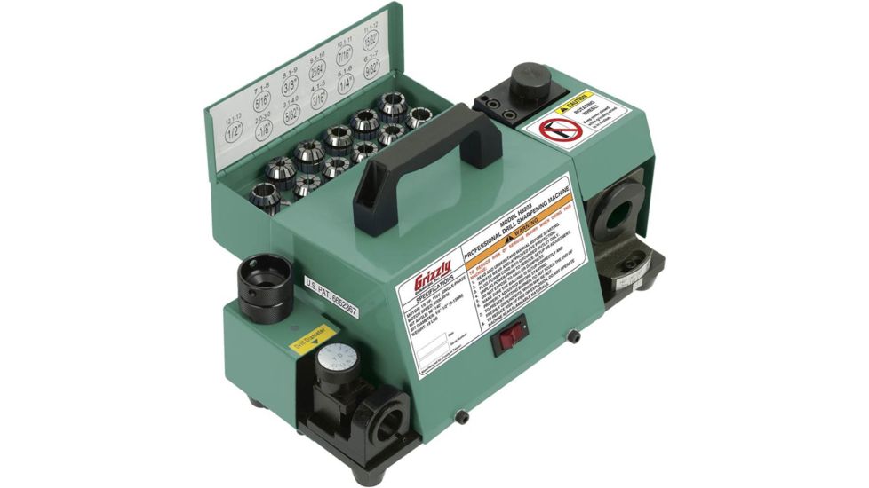 Grizzly Industrial Drill Bit Sharpening Machine 70.00 Off w/ Free