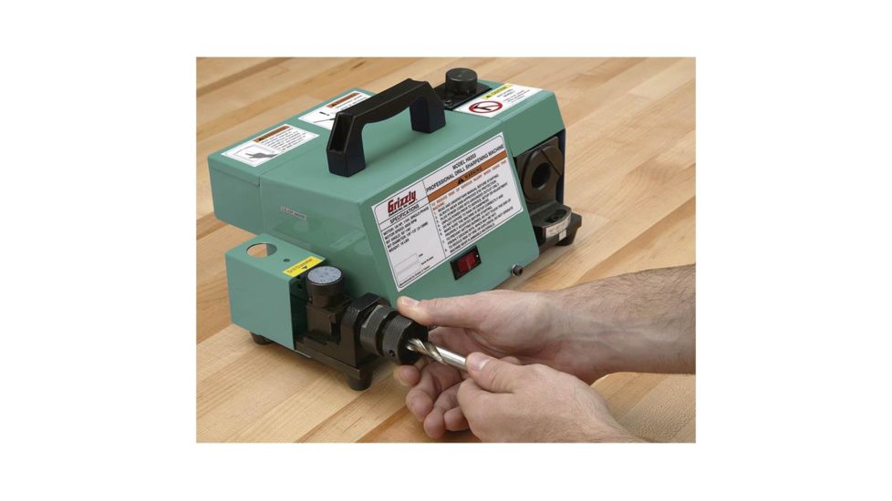 Grizzly Industrial Drill Bit Sharpening Machine 70.00 Off w/ Free