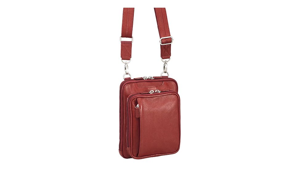 Gun Tote'n Mamas Concealed Carry Raven Cross-Body Bag, Red GTM-99/RED