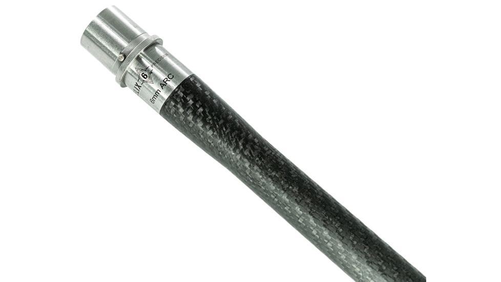 Helix 6 Precision Carbon Fiber 16in 6mm ARC Rifle Barrel, 243cal, 0.75GB, 1-7 Twist, 5/8-24, Black, AR-6ARC7-16R