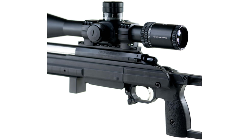 Hi-Lux Optics PR5 5-25X56mm Rifle Scope, 34mm Tube, First Focal Plane, TRACR Reticle, Green Illumination, Matte Black, Small, PR525X56