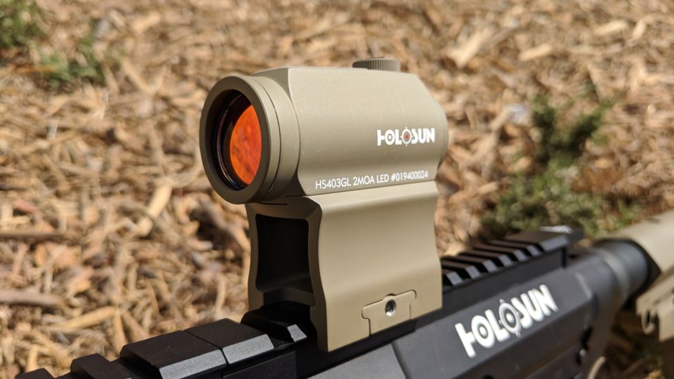 Exclusive Holosun HS403GL 2 MOA Micro Red Dot