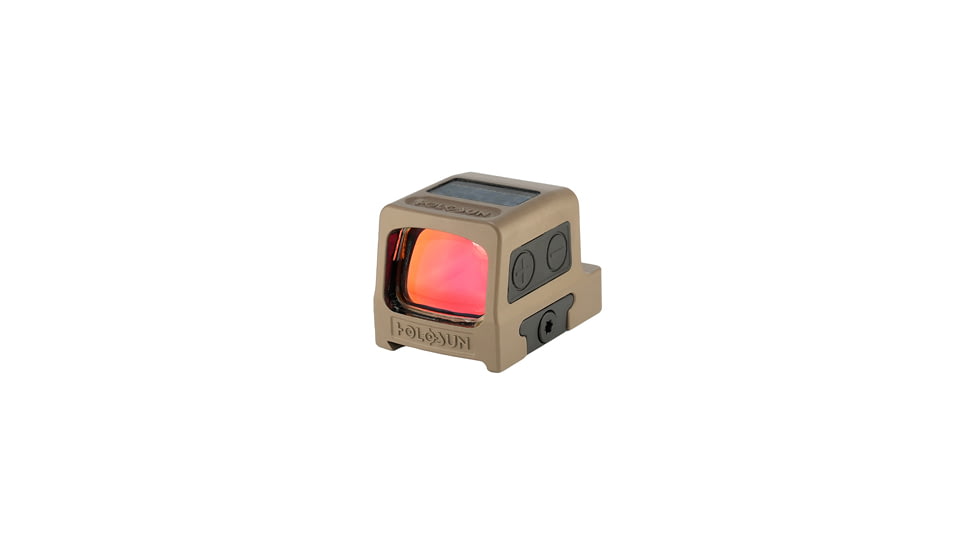 Holosun HE509T X2 Enclosed Reflex Optical Red Dot Sight, Red LED, Flat Dark Earth, HE509T-RD X2 FDE