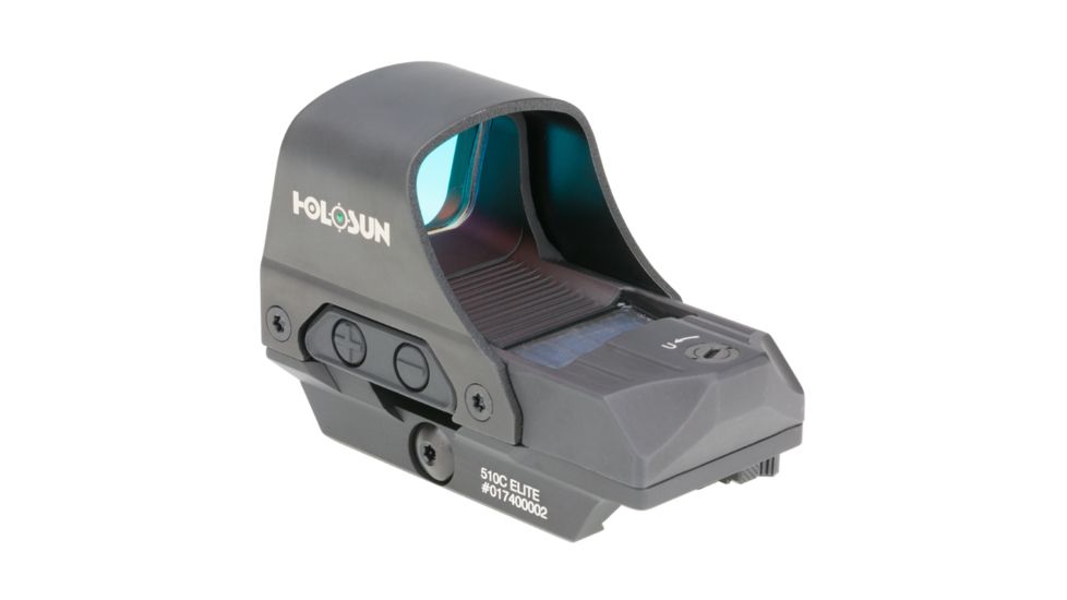 Holosun Flagship Open Reflex  2MOA Dot &amp; 65MOA Ring, Black HE510C-GR