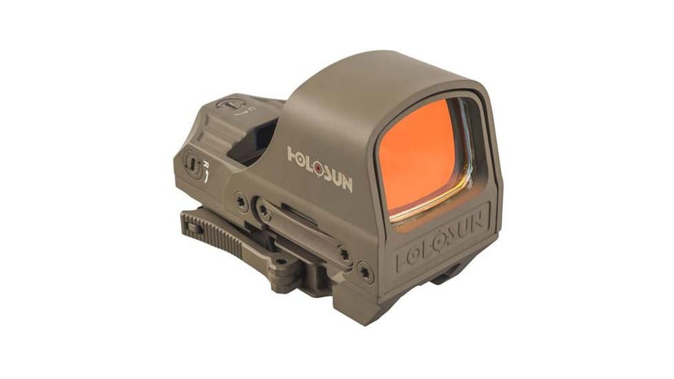 Holosun HS510C 1x Open Reflex Sight, Red 2 MOA dot 65 MOA Circle Reticle, Flat Dark Earth, HS510C-FDE-R