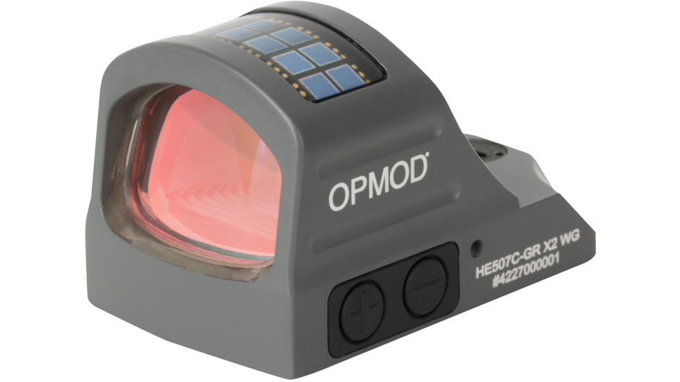 Holosun OPMOD HS507C-GR-X2 Reflex Red Dot Sight, Green 2 MOA Dot and 32 MOA Circle, Wolf Gray