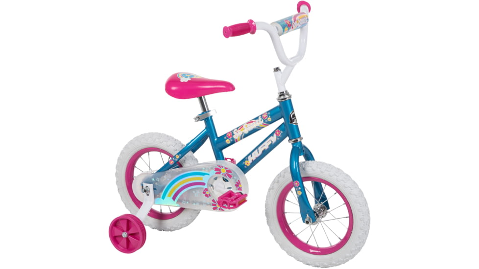 Huffy So Sweet Kids Bike - Girls, Blue/Pink/White, 12 in, 22032