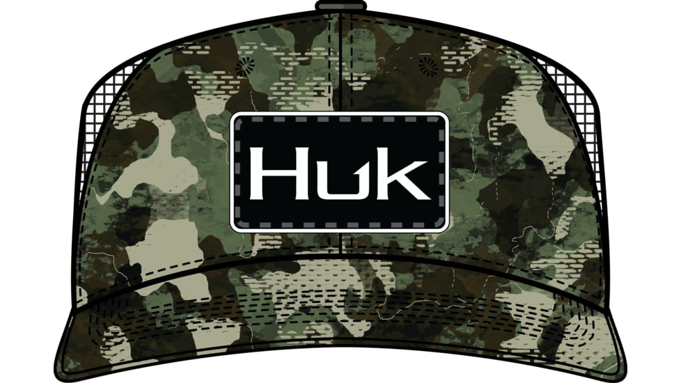  HUK Performance Fishing HUK d Up Angler Refraction - Mens Free 